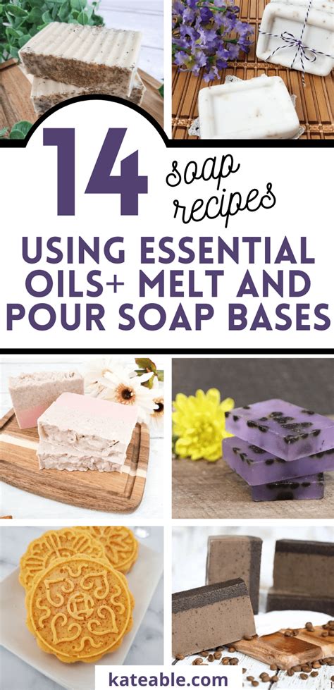 Best Melt And Pour Soap Recipes Using Essential Oils