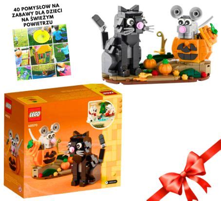 Zestaw Klock W Lego Mysz Kot Halloween Super Pomys Na Prezent