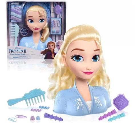 Princesa Elsa Frozen Muñeca Disney Cabeza Peinar Accesorios Meses sin