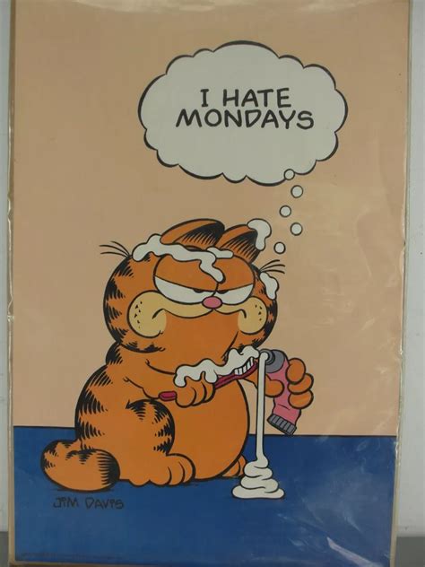 Garfield I Hate Mondays Poster