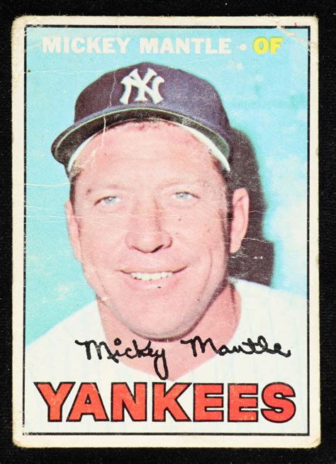 Mickey Mantle 1967 Topps 150 Pristine Auction