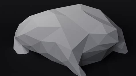 Stl File Low Poly Purple Frog Nasikabatrachus Sahyadrensis 🐸 ・3d