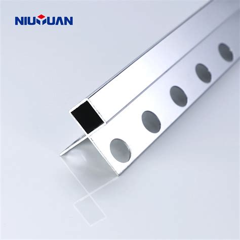 Factory Custom Decorative Aluminum Outdoor Tile Wall Edge Trim - China