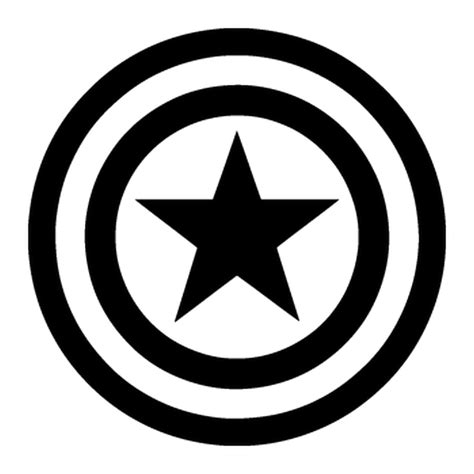 Captain America Stencil