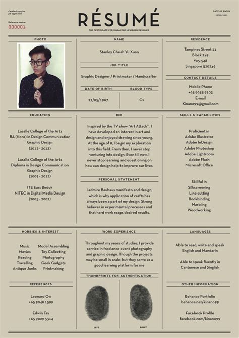 15 Beautiful Resume Designs For Your Inspiration