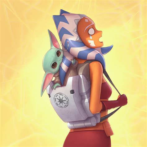 Ahsoka and Grogu by Twinji-Tech on DeviantArt