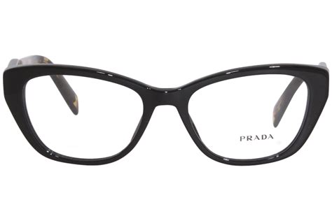 Prada Pr 19wv 1ab1o1 Eyeglasses Womens Black Full Rim Cat Eye 51 17 140mm