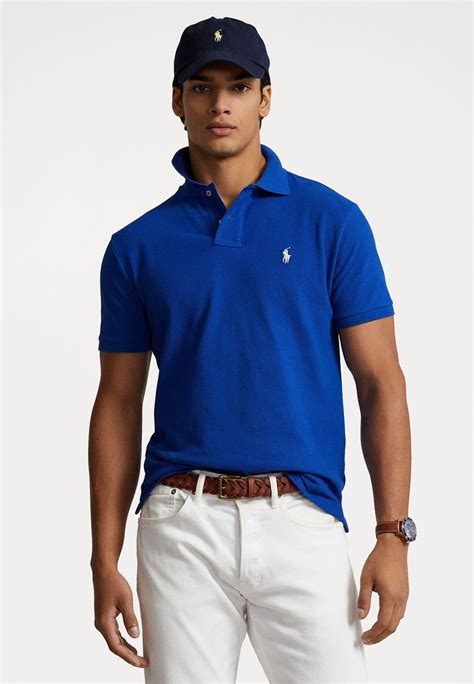 Polo Ralph Lauren Short Sleeve Polo Sapphire Star Bleu Zalando Fr