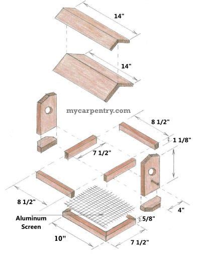 Printable Free Bird Feeder Woodworking Plans