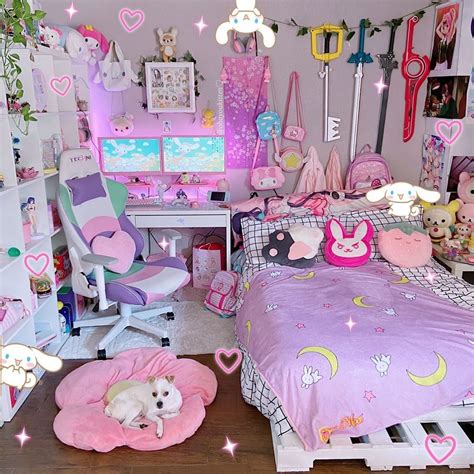 Pin By Ashley Greenwick On Room Kawaii Room Girl Room Kawaii Bedroom