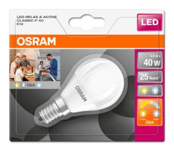 OSRAM LED STAR Active Relax ClasP 230V 5 5W 827 E14 NoDIM A Plast