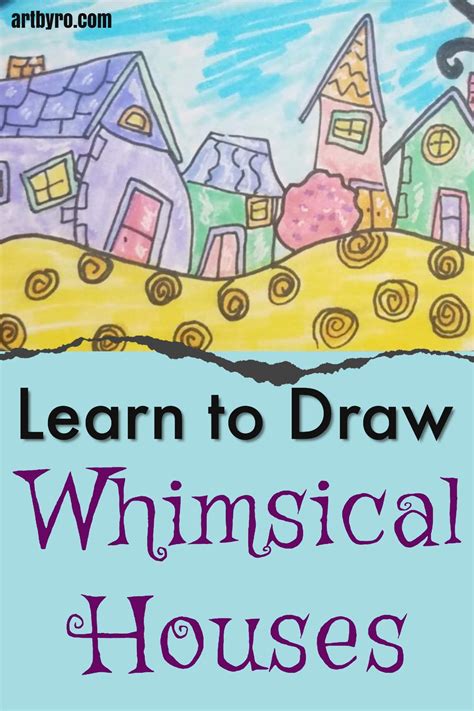 Learn To Draw Whimsical Houses Easy Drawings For Beginners