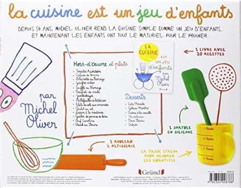 Coffret La Cuisine Est Un Jeu D Enfants Michel Oliver Grund Francais