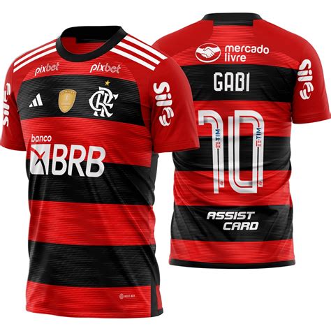 Nova Camisa do Flamengo 2024 Personalizada Seu Nome Escorrega o Preço