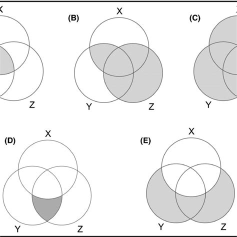 Five Examples Of Interrelations Among X Y And Z For Explaining O Download Scientific Diagram