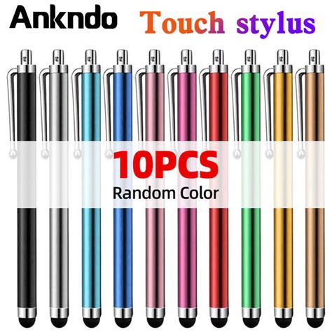 10 Unid Caneta Universal Stylus Capacitiva Tela De Toque Para Andriod