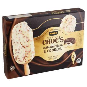 Jumbo Premium Choc S Witte Chocolade Cookies 4 Stuks Bestellen Jumbo