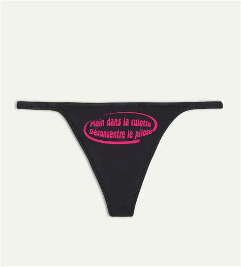 String Femme Humour La Main Dans La Culotte String Humour