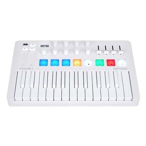 Midi Controller Arturia MiniLab 3 Alpine White Hóa Quang