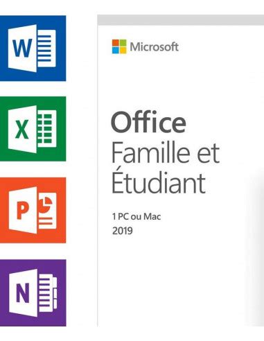 Microsoft Office Famille et Étudiant PC ou Mac au meilleur prix