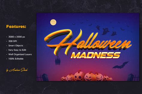 Halloween Text Effect 2 - Design Cuts