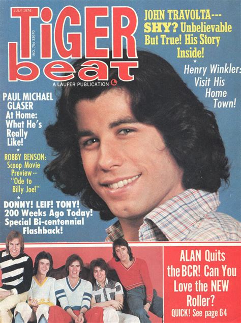 Tiger Beat Magazine July 1976 The 70s