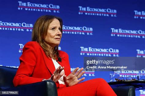 Mary Barra Ceo Of General Motors Speaks During An Interview With