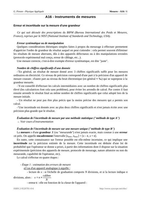 PDF Calcul D Incertitude 2 Pdf DOKUMEN TIPS