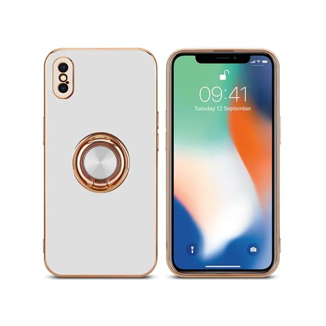 Iphone Xs Max Silikondeksel Case Hvit Elkj P