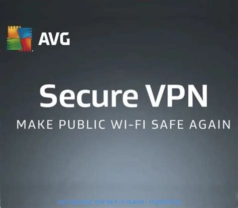 Avg Secure Vpn Key Years Devices Digicodes At New