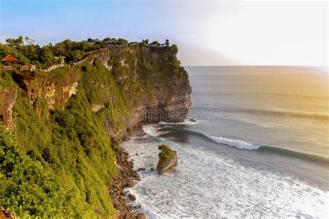 View Of A Cliff In Bali Indonesia Stock Photo Image Of Horizon