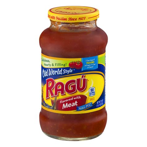 Ragu Spaghetti Sauce Old World Style with Meat 23.9oz Jar | Garden Grocer