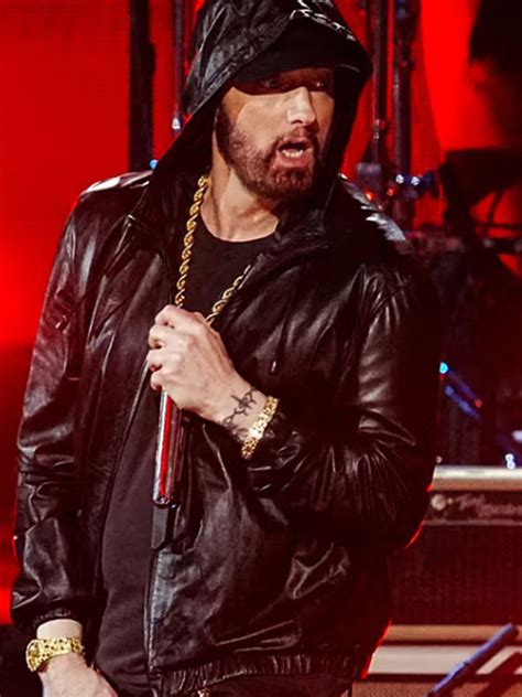 Rock And Roll Hall Of Fame Concert Eminem Black Jacket