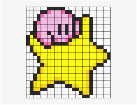 Kirby Star Dreamland Perler Bead Pattern Bead Sprite Pixel Art