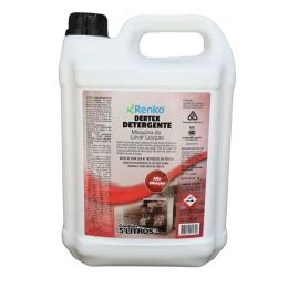 Detergente Máquina de Lavar Louça Dertex 5L Renko Quick Clean Líder