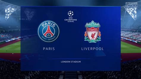 Fifa 20 Paris Saint Germain Vs Liverpool Gameplay Hd Ps4 Youtube