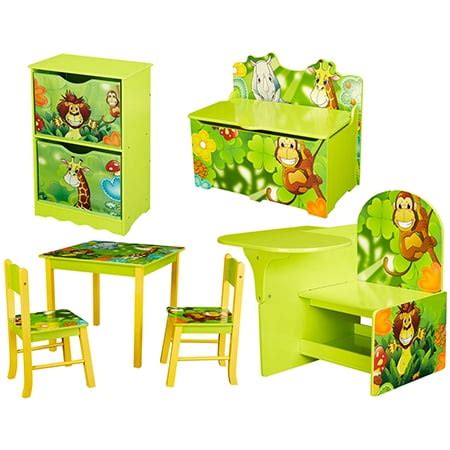 Kids Jungle Furniture Collection - Pick and Choose Between Kids Desks, Toy Storage, Tables and ...