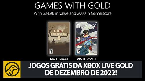 Dica Jogos Gr Tis Da Xbox Live Gold De Dezembro De Youtube