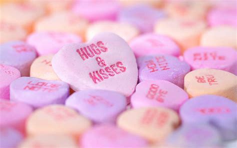 Sweet Food Kisses Indulgence Hugs Message Valentines Day Holiday