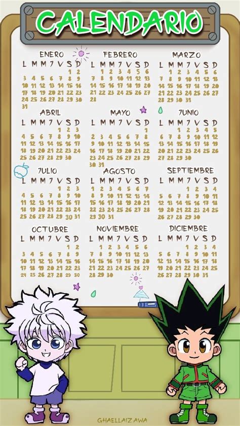 Hunter X Hunter Calendario 2022 Hunter X Hunter Itachi Uchiha Live