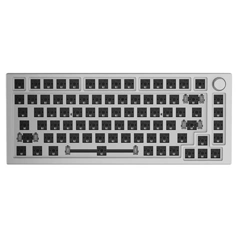 Glorious GMMK Pro 75 Barebones Keyboard White Ice Infinity PC Store