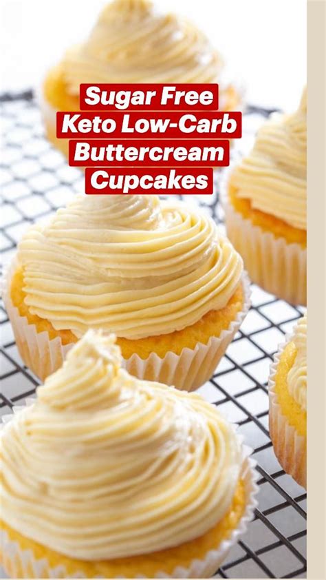 Sugar Free Keto Low-Carb Buttercream Cupcakes | Keto dessert recipes, Keto dessert easy, Keto ...