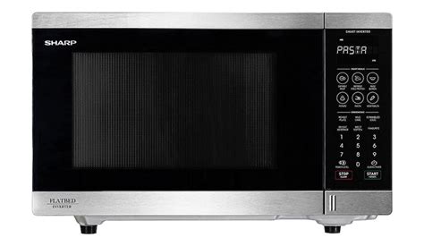 Sharp 32L Inverter Flatbed Microwave - Stainless Steel | Harvey Norman