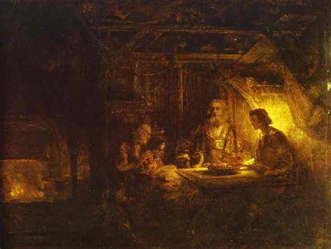 Philemon and Baucis - Rembrandt - WikiArt.org - encyclopedia of visual arts