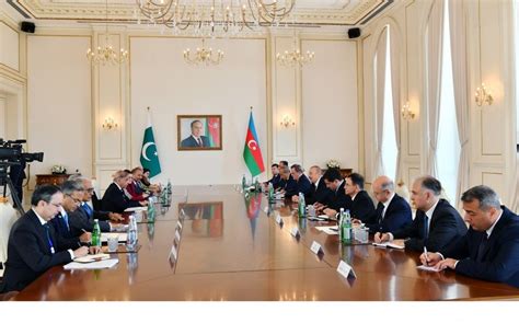 Ilham Aliyev And Muhammad Shehbaz Sharif Hold Expanded Meeting