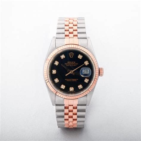 Rolex Gents Rolex Datejust 36mm 18ct Rose Gold And Stainless Steel Watch
