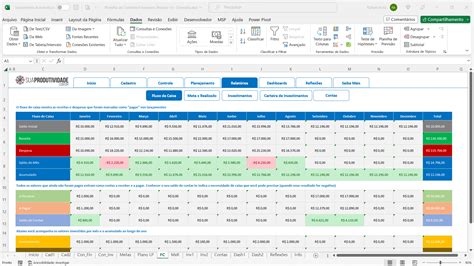 Aula 1 Configurando A Planilha De Controle Financeiro Pessoal A Mais