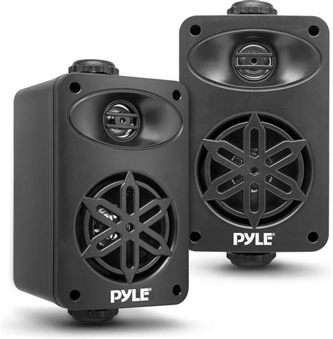 Pyle Outdoor Speakers Waterproof Marine Grade Speakers Universal