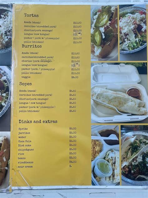 Menu At Taco Loco Restaurant Oak Hall