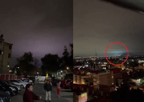 ¿qué Eran Las Luces Que Se Vieron En El Cielo Durante El Sismo Del Día